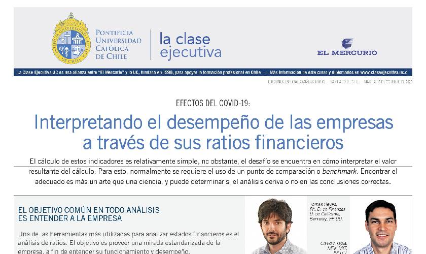 analisis de estados financieros, desempeño de las empresas