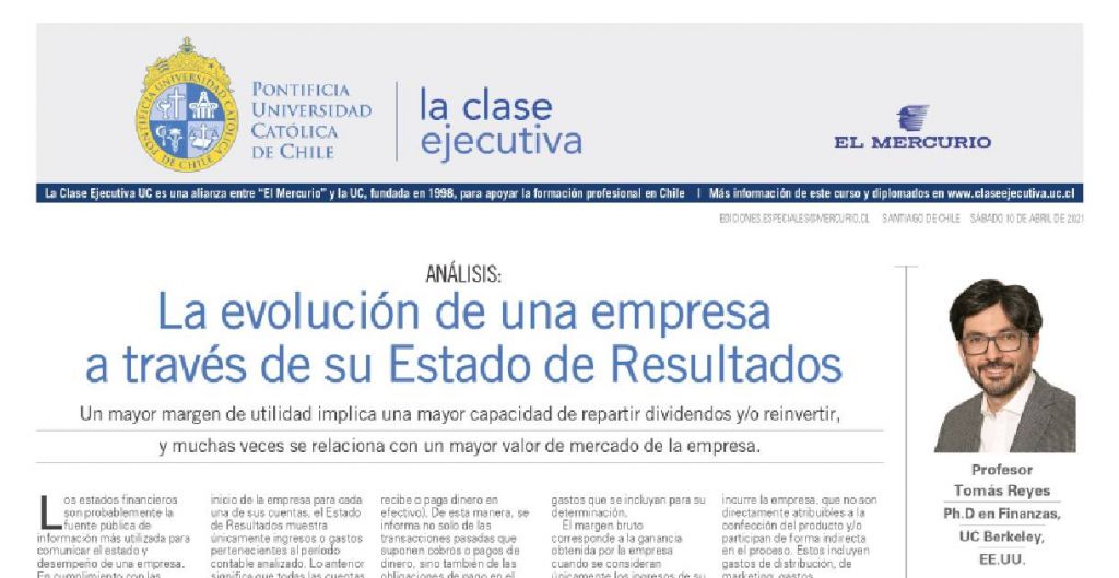 estado de resultados, curso sobre análisis de estados financieros