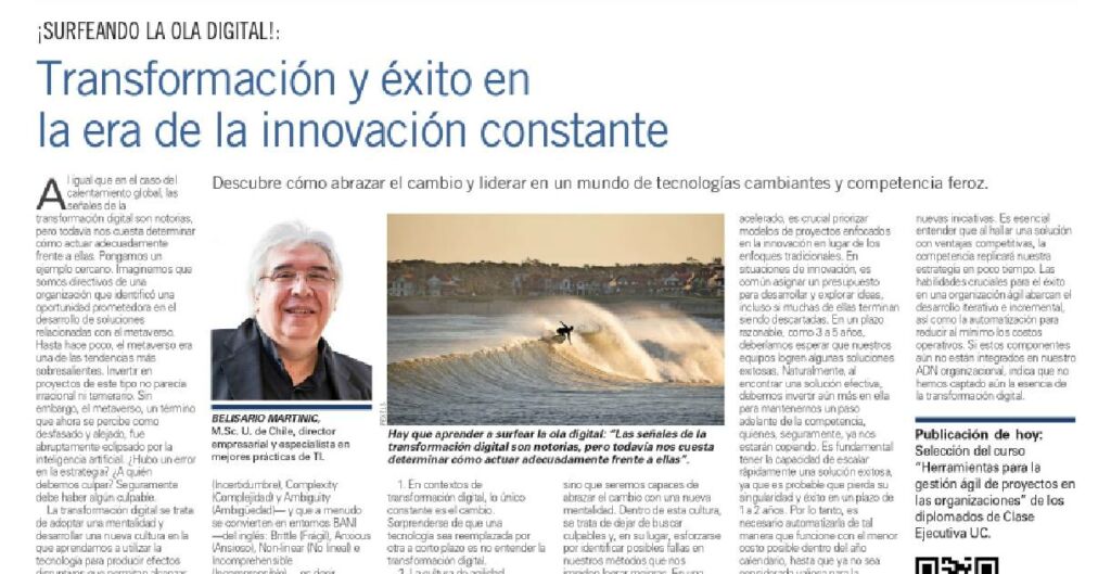 Transformación y éxito en la era de la innovación constante, transformación digital